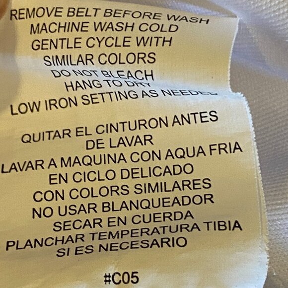 AUW White Flowy Sleeveless Dress Sz L #127L - Picture 7 of 7